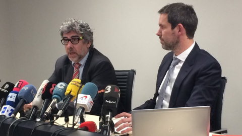 Jordi Pina i Nico Krisch, advocats de Jordi Saǹchez. JxCat Jordi Pina i Nico Krisch, advocats de Jordi Saǹchez. JxCat