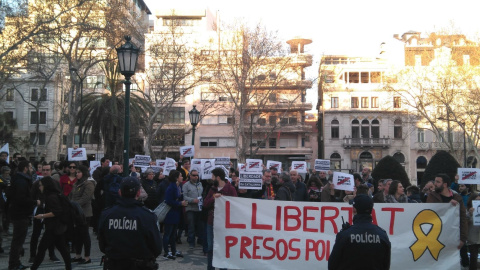 Concentració a Lisboa per reclamar l'alliberament dels presos polítics catalans / F.L.A.