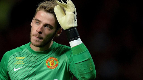 El portero del Manchester, el español David de Gea. EFE El portero del Manchester, el español David de Gea. EFE