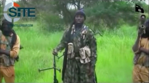 El líder de Boko Haram, Abubakar Shekau, dando un discurso/REUTERS El líder de Boko Haram, Abubakar Shekau, dando un discurso/REUTERS