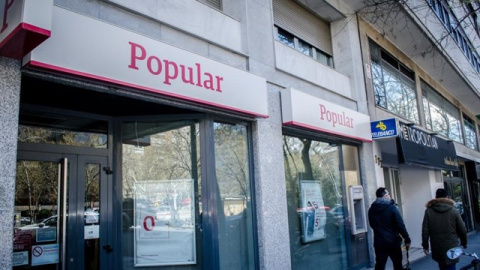 Sucursal del Banco Popular. EUROPA PRESS Sucursal del Banco Popular. EUROPA PRESS