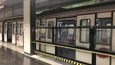 Vagones del Metro de Barcelona. E.P. Vagones del Metro de Barcelona. E.P.