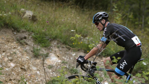 El ciclista británico del equipo Sky, Christopher Froome, durante la undécima etapa de la Vuelta Ciclista a España. /EFE El ciclista británico del equipo Sky, Christopher Froome, durante la undécima etapa de la Vuelta Ciclista a España. /EFE