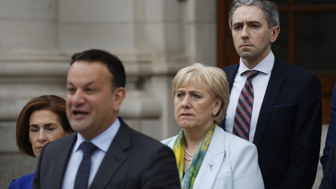El actual ministro de Educación irlandés, Simon Harris, a 20 de marzo de 2024, en Dublín (Irlanda). El actual ministro de Educación irlandés, Simon Harris, a 20 de marzo de 2024, en Dublín (Irlanda).