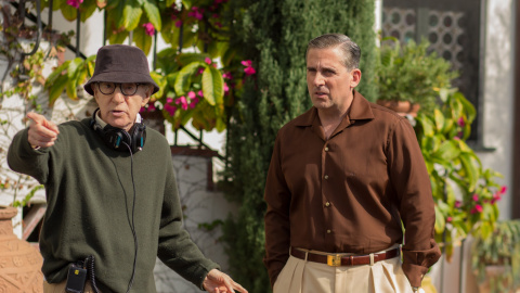 El director estadounidense Woody Allen durante el rodaje de la película 'Cafe Society' El director estadounidense Woody Allen durante el rodaje de la película 'Cafe Society'