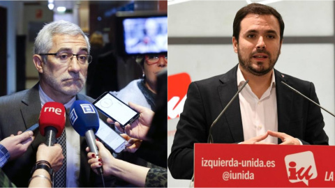 Gaspar Llamazares y el coordinador general de IU, Alberto Garzón | EFE Gaspar Llamazares y el coordinador general de IU, Alberto Garzón | EFE