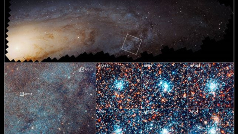 El telescopio Hubble revela cómo nacen estrellas en la galaxia vecina El telescopio Hubble revela cómo nacen estrellas en la galaxia vecina