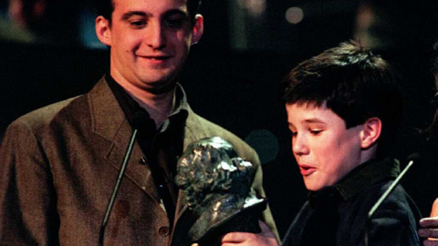 Andoni Erburu, cuando ganó un Goya con 10 años. Andoni Erburu, cuando ganó un Goya con 10 años.