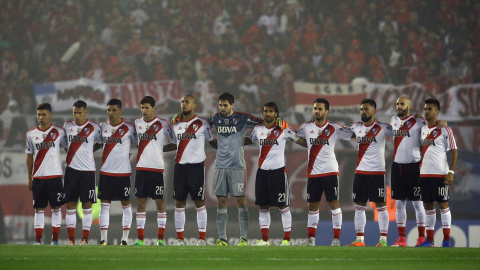Jugadores del River Plate. REUTERS Jugadores del River Plate. REUTERS