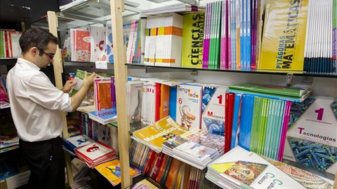 En la imagen, libros de texto. EFE/Archivo En la imagen, libros de texto. EFE/Archivo