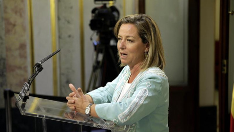 Ana Oramas, diputada de Coalición Canaria, formación que votará 'sí' a Rajoy y a la que tampoco ha convencido su discurso de investidura/EFE