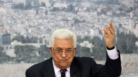 El presidente palestino Mahmud Abás, en una imagen de archivo. REUTERS El presidente palestino Mahmud Abás, en una imagen de archivo. REUTERS