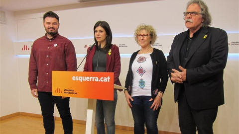 Dirigents d'ERC que han anunciat l'esmena a la totalitat als PGE. EUROPA PRESS Dirigents d'ERC que han anunciat l'esmena a la totalitat als PGE. EUROPA PRESS