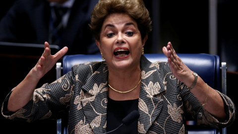 Dilma Rousseff se defiende en el juicio político del miércoles poco antes de su destitución/REUTERS Dilma Rousseff se defiende en el juicio político del miércoles poco antes de su destitución/REUTERS