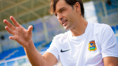 Fernando Morientes jugó siete temporadas en el Madrid, en el que ganó tres Copas de Europa.- CHRISTIAN GONZÁLEZ