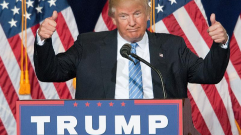 Donald Trump, tras su discurso del pasado miércoles./ EFE Donald Trump, tras su discurso del pasado miércoles./ EFE