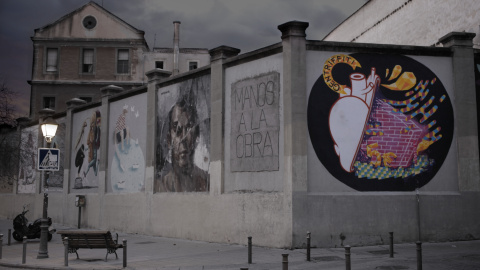 Murales de graffiti en el madrileño barrio de Lavapiés.- A.B. Murales de graffiti en el madrileño barrio de Lavapiés.- A.B.