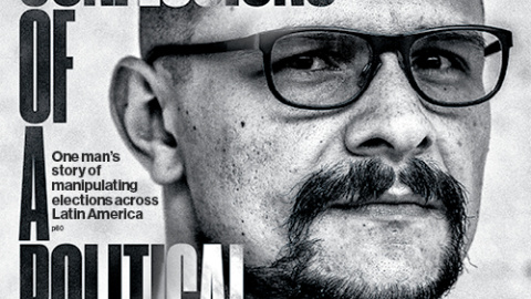 Andrés Sepúlveda, en la portada de 'Bloomberg Businessweek'.