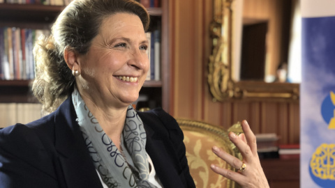 A la directora de Mujer e Ingeniería, Sara Gómez, le preocupa la educación de niñas y niños. PÚBLICO A la directora de Mujer e Ingeniería, Sara Gómez, le preocupa la educación de niñas y niños. PÚBLICO