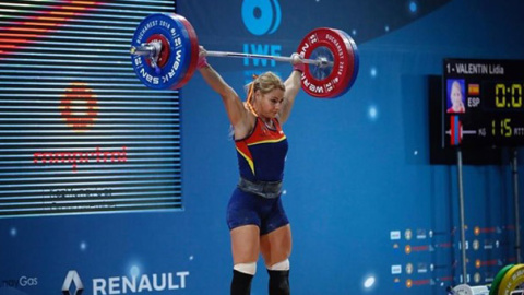 Lydia Valentín, mejor halterófila del mundo por segundo año consecutivo. / EP Lydia Valentín, mejor halterófila del mundo por segundo año consecutivo. / EP