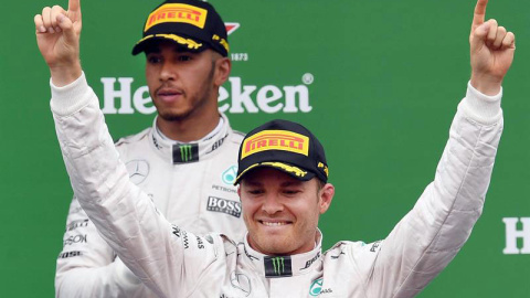Nico Rosberg celebra su victoria en el GP de Italia.- DANIEL DAL ZENNANO (EFE) Nico Rosberg celebra su victoria en el GP de Italia.- DANIEL DAL ZENNANO (EFE)