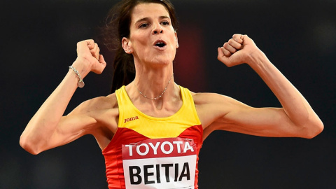 Beitia, durante el Mundial de atletismo. REUTERS/Dylan Martínez Beitia, durante el Mundial de atletismo. REUTERS/Dylan Martínez