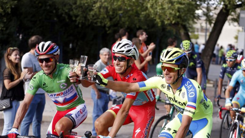 El italiano Fabio Aru del Astana, vencedor de la Vuelta a España. /EFE El italiano Fabio Aru del Astana, vencedor de la Vuelta a España. /EFE