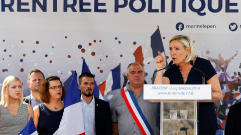 La líder del Frente Nacional, Marine Le Pen. - REUTERS La líder del Frente Nacional, Marine Le Pen. - REUTERS