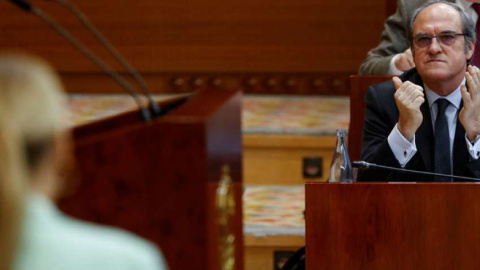 Cristina Cifuentes y Ángel Gabilondo en la Asamblea de Madrid / EFE Cristina Cifuentes y Ángel Gabilondo en la Asamblea de Madrid / EFE