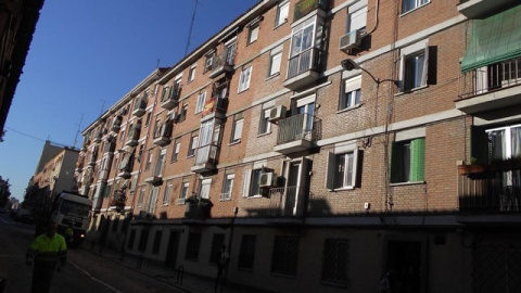 Viviendas en una calle de Madrid. E.P. Viviendas en una calle de Madrid. E.P.