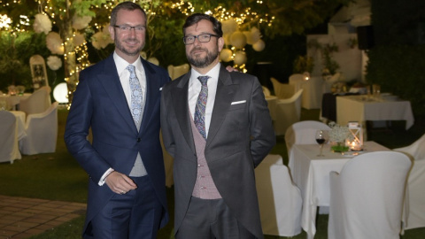 El dirigente del PP Javier Maroto y su esposo, Josema Rodríguez..