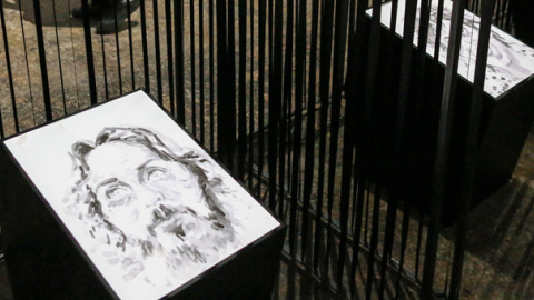 Retratos de detenidos dibujados por una artista siria que estuvo en prisión. / AMNISTÍA INTERNACIONAL Retratos de detenidos dibujados por una artista siria que estuvo en prisión. / AMNISTÍA INTERNACIONAL
