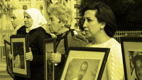 Fadwa Mahmud, madre y esposa de desaparecidos, junto a otras activistas sirias. / AMNISTÍA INTERNACIONAL Fadwa Mahmud, madre y esposa de desaparecidos, junto a otras activistas sirias. / AMNISTÍA INTERNACIONAL