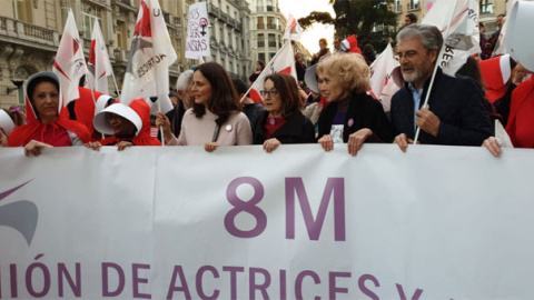 Las actrices se suman a la manifestación feminista de Madrid. / FERMÍN GRODIRA Las actrices se suman a la manifestación feminista de Madrid. / FERMÍN GRODIRA