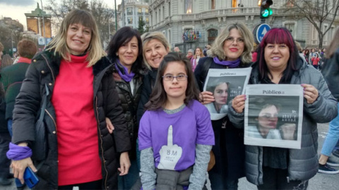 Mujeres en la manifestación feminista del 8M en Madrid. / JOSÉ VERDUGO Mujeres en la manifestación feminista del 8M en Madrid. / JOSÉ VERDUGO