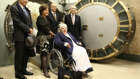 La agente literaria Carmen Balcells, premio Ojo Crítico por su trayectoria / EFE