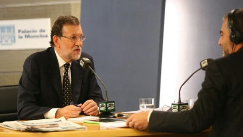 El presidente del Gobierno, Mariano Rajoy, durante su entrevista en La Moncloa con Onda Cero El presidente del Gobierno, Mariano Rajoy, durante su entrevista en La Moncloa con Onda Cero