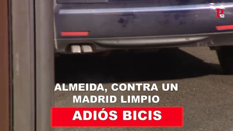Adiós bicis: Almeida, contra un Madrid limpio Adiós bicis: Almeida, contra un Madrid limpio