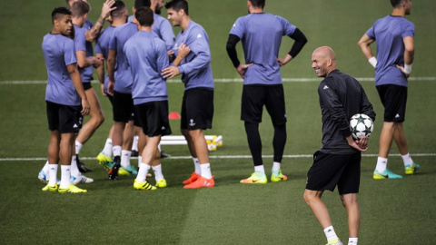 Une entrenamiento reciente del Real Madrid. /EFE Une entrenamiento reciente del Real Madrid. /EFE