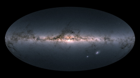 La Vía Láctea, en color verdadero, vista por Gaia./ESA La Vía Láctea, en color verdadero, vista por Gaia./ESA