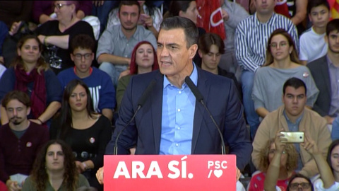 Sánchez apela a la Cataluña que "no se resigna a sentirse extranjera en su tierra" Sánchez apela a la Cataluña que "no se resigna a sentirse extranjera en su tierra"