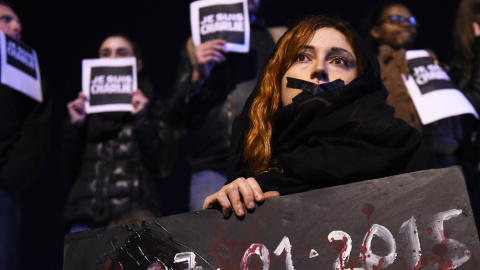 Concentración en Marsella. AFP