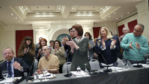 La presidenta del Colectivo de Víctimas del Terrorismo del País Vasco, Covite, Consuelo Ordóñez (2d), la eurodiputada, Maite Pagazaurtundua (c), el filósofo, Martín Alonso (2i), el padre de Ignacio Echeverría, el 'héroe del monopatín' falle La presidenta del Colectivo de Víctimas del Terrorismo del País Vasco, Covite, Consuelo Ordóñez (2d), la eurodiputada, Maite Pagazaurtundua (c), el filósofo, Martín Alonso (2i), el padre de Ignacio Echeverría, el 'héroe del monopatín' falle