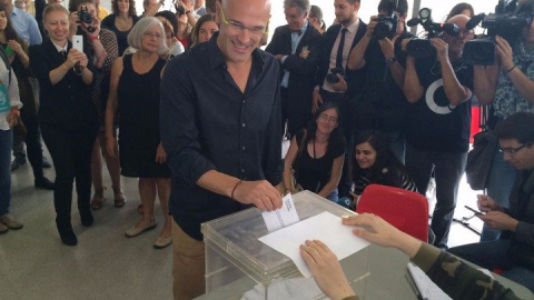 El candidato de Junts pel Sí, Raül Romeva El candidato de Junts pel Sí, Raül Romeva