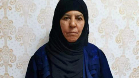 Rasmiya Awad, hermaa de Abu Bakr al Bagdadi. REUTERS Rasmiya Awad, hermaa de Abu Bakr al Bagdadi. REUTERS