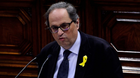 Quim Torra, candidato designado por Puigdemont para presidir la Generalitat. EFE/Archivo Quim Torra, candidato designado por Puigdemont para presidir la Generalitat. EFE/Archivo