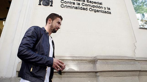 Gabi, tras declarar por el supuesto amaño. EFE Gabi, tras declarar por el supuesto amaño. EFE