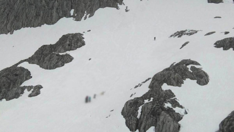 El Grupo de Rescate y Salvamento evacuó al fallecido en Pico Espigüete. / FOTO: JCyL El Grupo de Rescate y Salvamento evacuó al fallecido en Pico Espigüete. / FOTO: JCyL