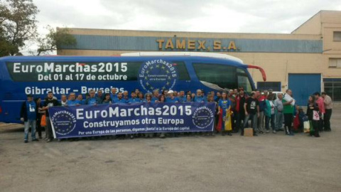 Autocar de las euromarchas. Autocar de las euromarchas.