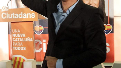 El líder de Ciutadans, Albert Rivera, en la noche del 27 de septiembre. /EFE El líder de Ciutadans, Albert Rivera, en la noche del 27 de septiembre. /EFE